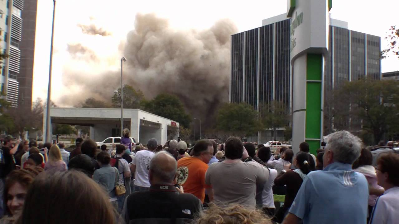 MD Anderson, The Old Prudential Building Implosion - January 8, 2012