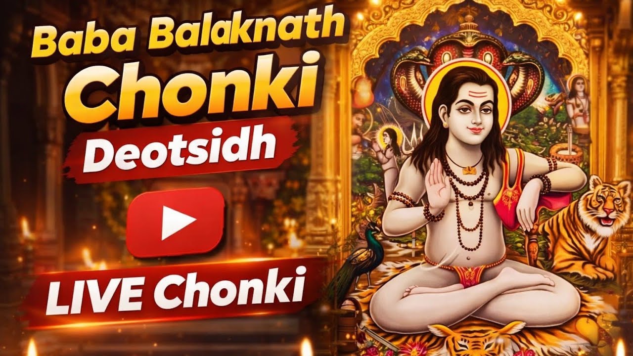 Baba Balaknath Chonki 2026 Live | Sonu Saini Superhit Bhajan - 🙏 Baba Balaknath Bhajan