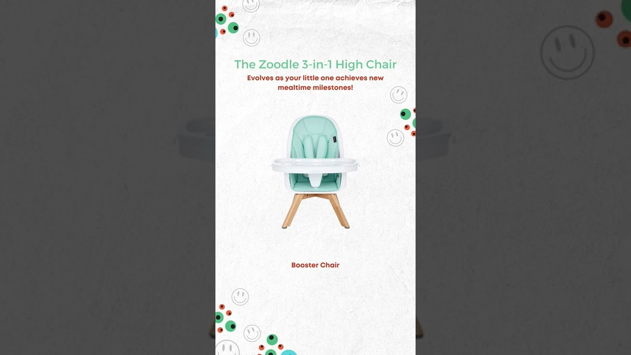 The baby mealtime favorite. Shop the Zoodle 3-in-1 High now at Walmart!