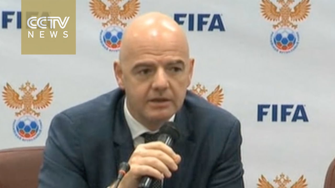 FIFA’s Infantino visits 2018 World Cup Statium