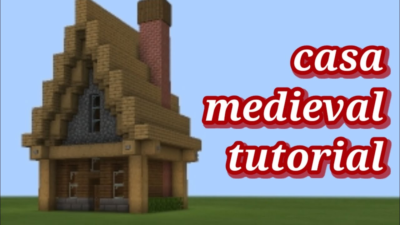 como construir uma casa medieval no Minecraft - YouTube