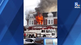 Four row homes damaged by fire in York County
