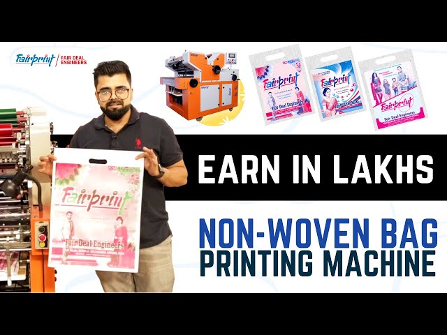 Four Colour Non Woven Bag Printing Machine | Sahil Graphics