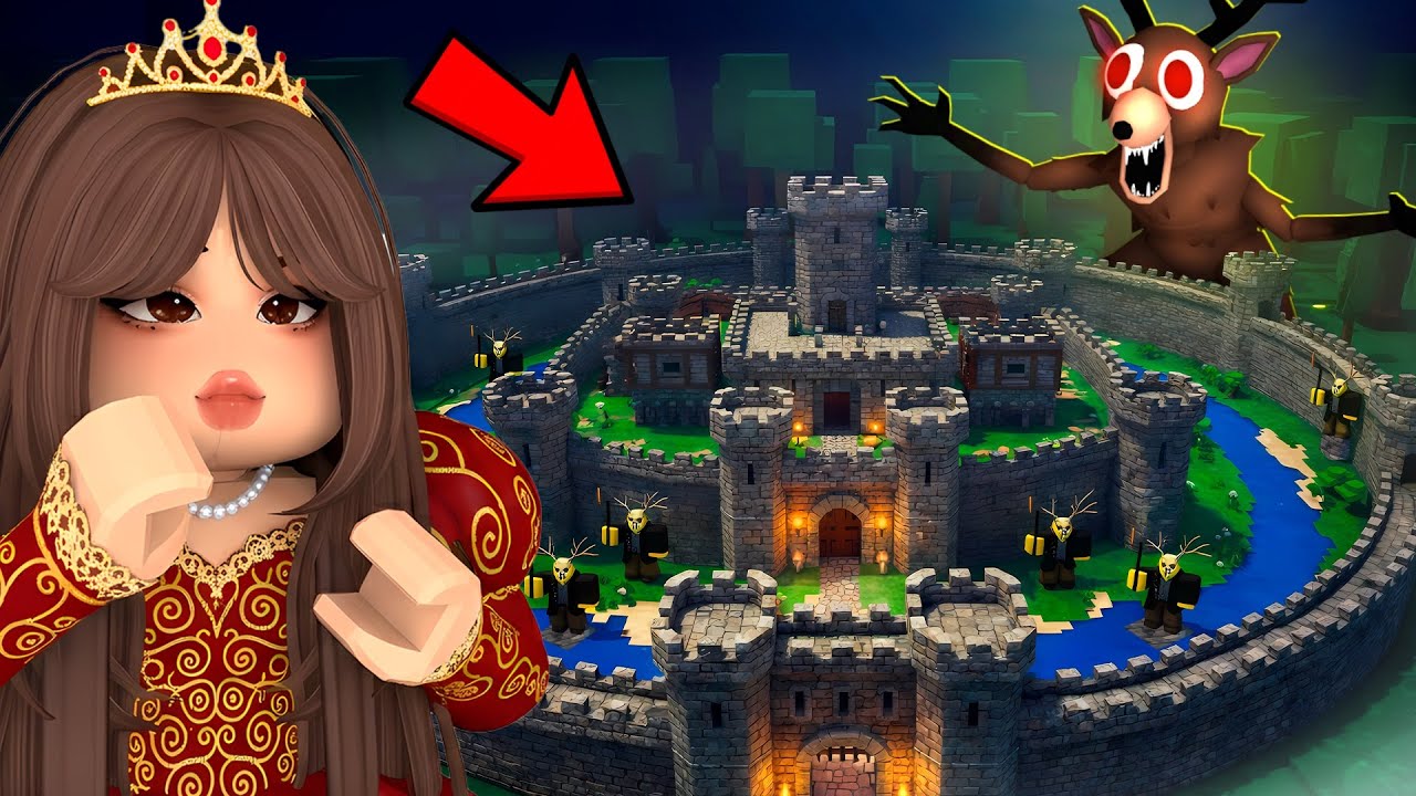 Building a CASTLE BASE To Rule the FOREST In 99 NIGHTS IN THE FOREST! (Roblox)