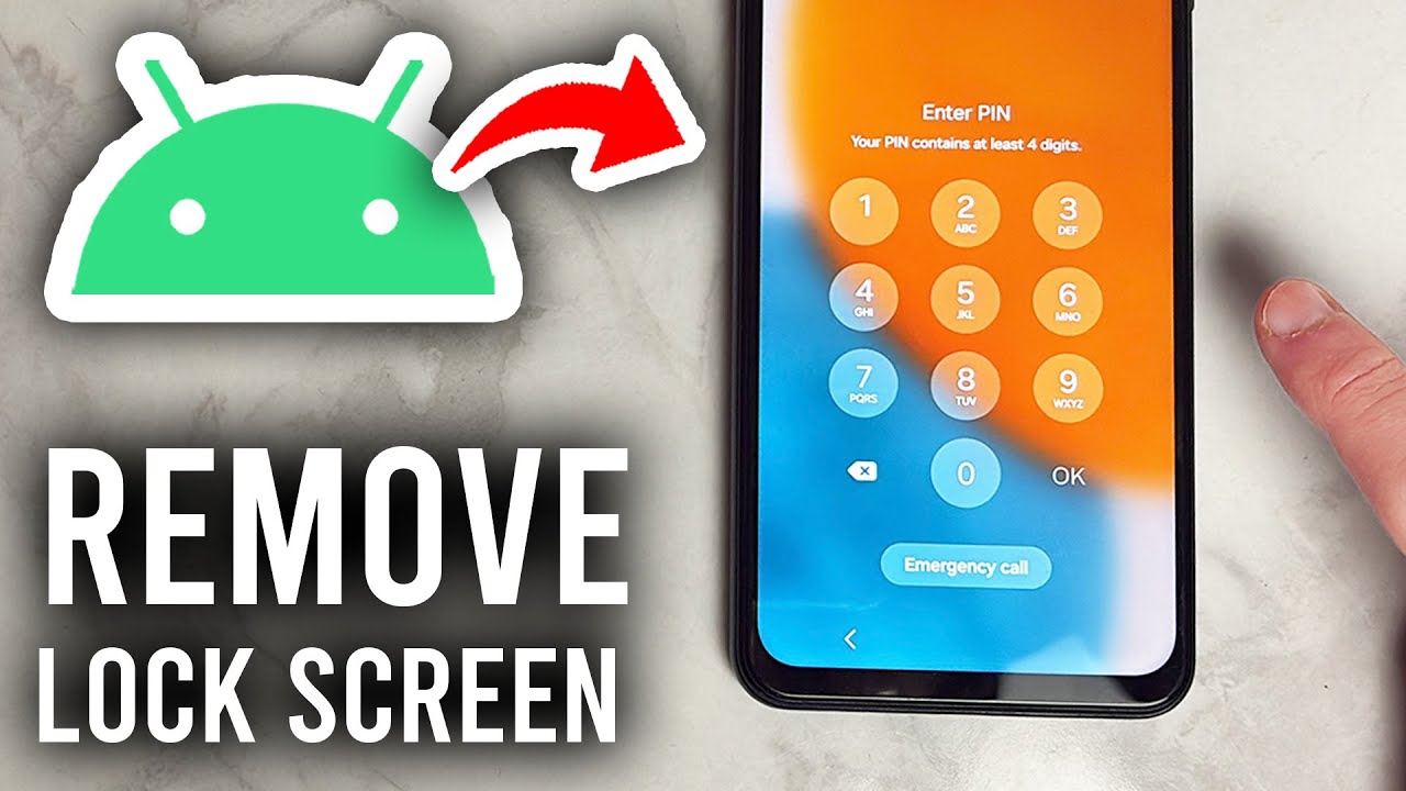 How To Remove Lock Screen On Android Phone - Step By Step - YouTube