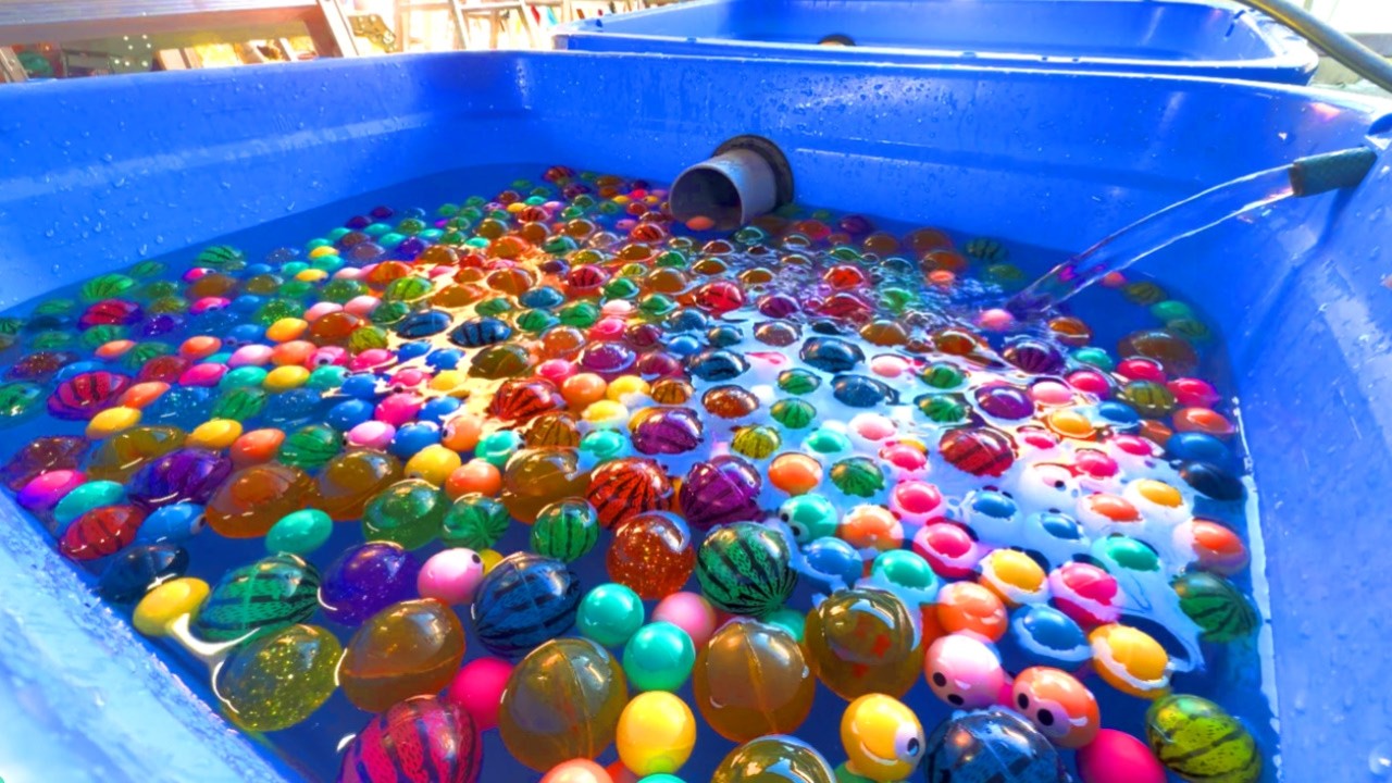 1000 Water Marble Run Special Rainbow Transparent Tunnel