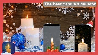 🕯 Candle Light App | The Christmas Candle , Top candles virtual 🎅🎄