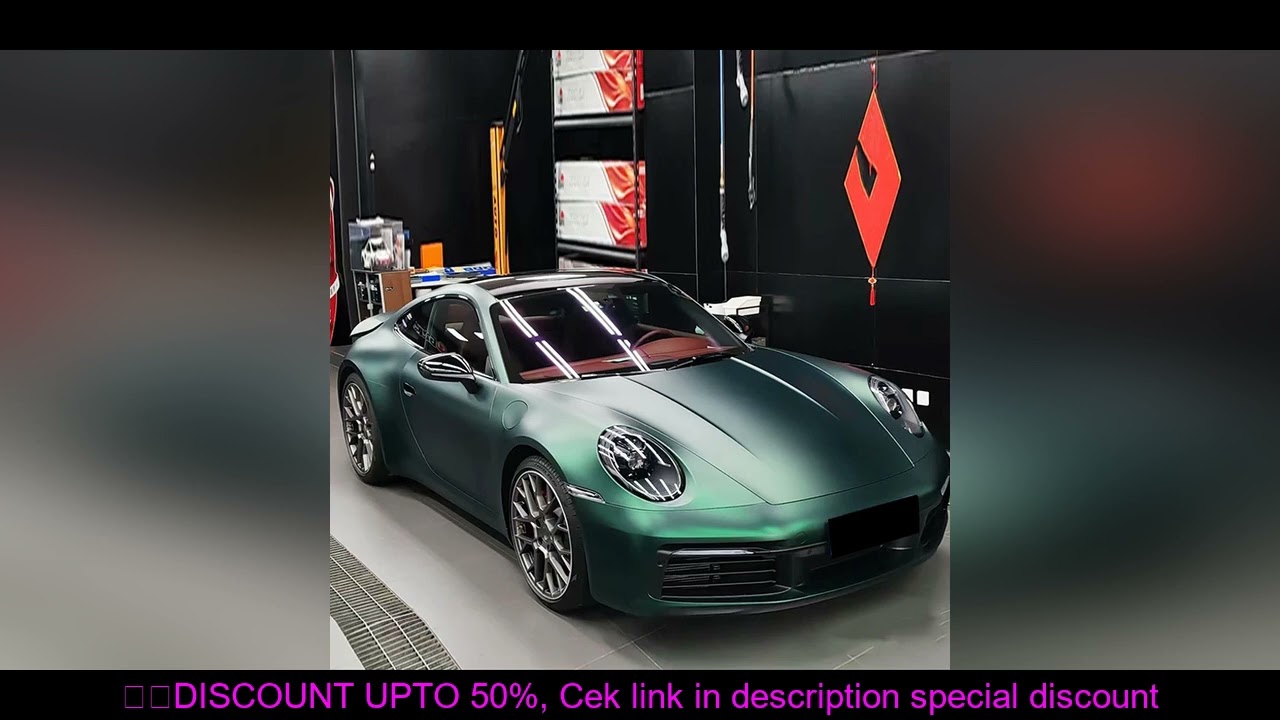 Premium PET Ghost Venom Green Chrome Metallic Vinyl Wrap Film With Air Release Self Adhesive DIY Car