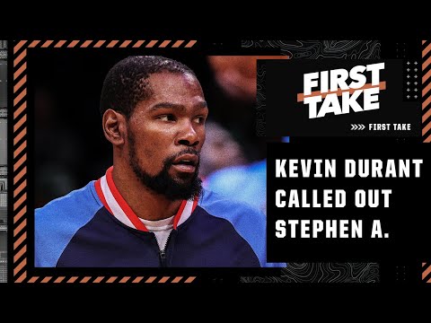 Stephen A. & Perk talk about Kevin Durant’s Twitter jabs | First Take