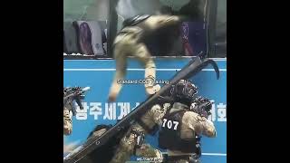 Military Soldier's CQB Special Training Vs Real Life #military #army #shorts