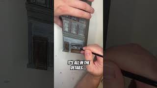 How to Paint 3d Prints - NYC Buildings #miniature #3dprinting #diorama