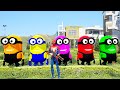 GTA 5 MINION VS RED SPIDER-MAN FUNNY RAGDOLL