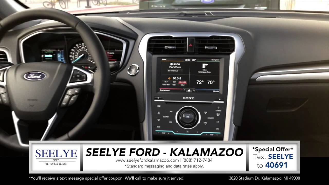 2015 Ford Fusion Interior And Safety Review In Kalamazoo Mi