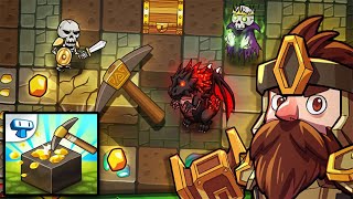 EXPLORE MINAS E CRIE ITENS ÉPICOS - MINE QUEST RPG DE BATALHAS E EXPLORAÇÃO - ANDROID/IOS screenshot 2
