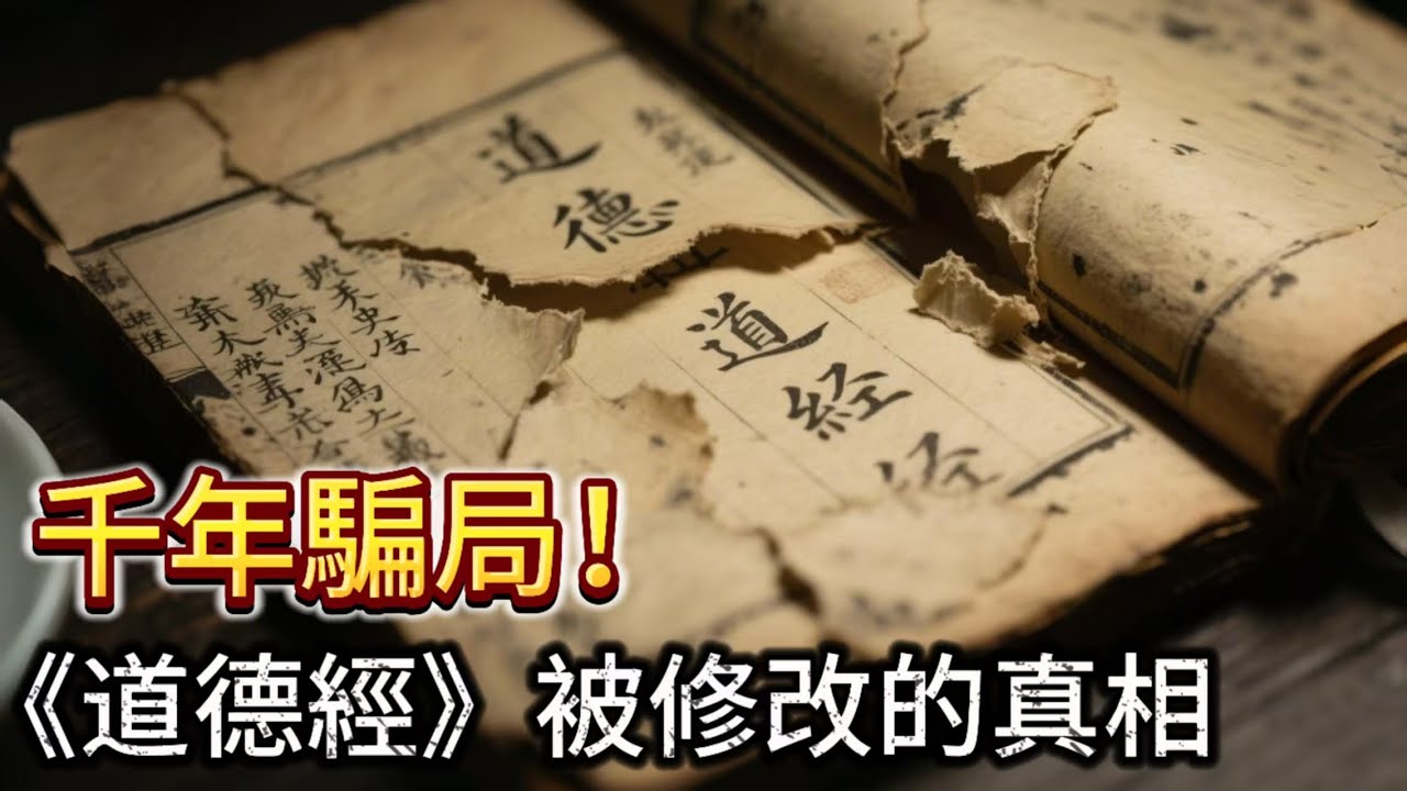 道家真相被隱瞞千年！考古鐵證：《道德經》竟是“盜版”？老子思想被完全顛倒！我們都讀錯了！
