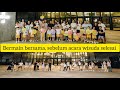 sebelum acara wisuda selesai, kita main bersama para wali murid