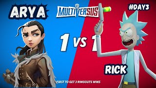 Arya Stark vs Rick Multiversus PvP #1 Leaderboard