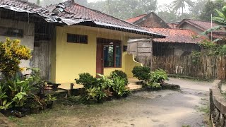 Heavy Rain and Thunder in Hilly Village | Very Refreshing and Full of Peace | ASMR Rain Sound Video