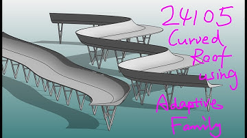 24105 - Curved Roof using Adaptive Family
