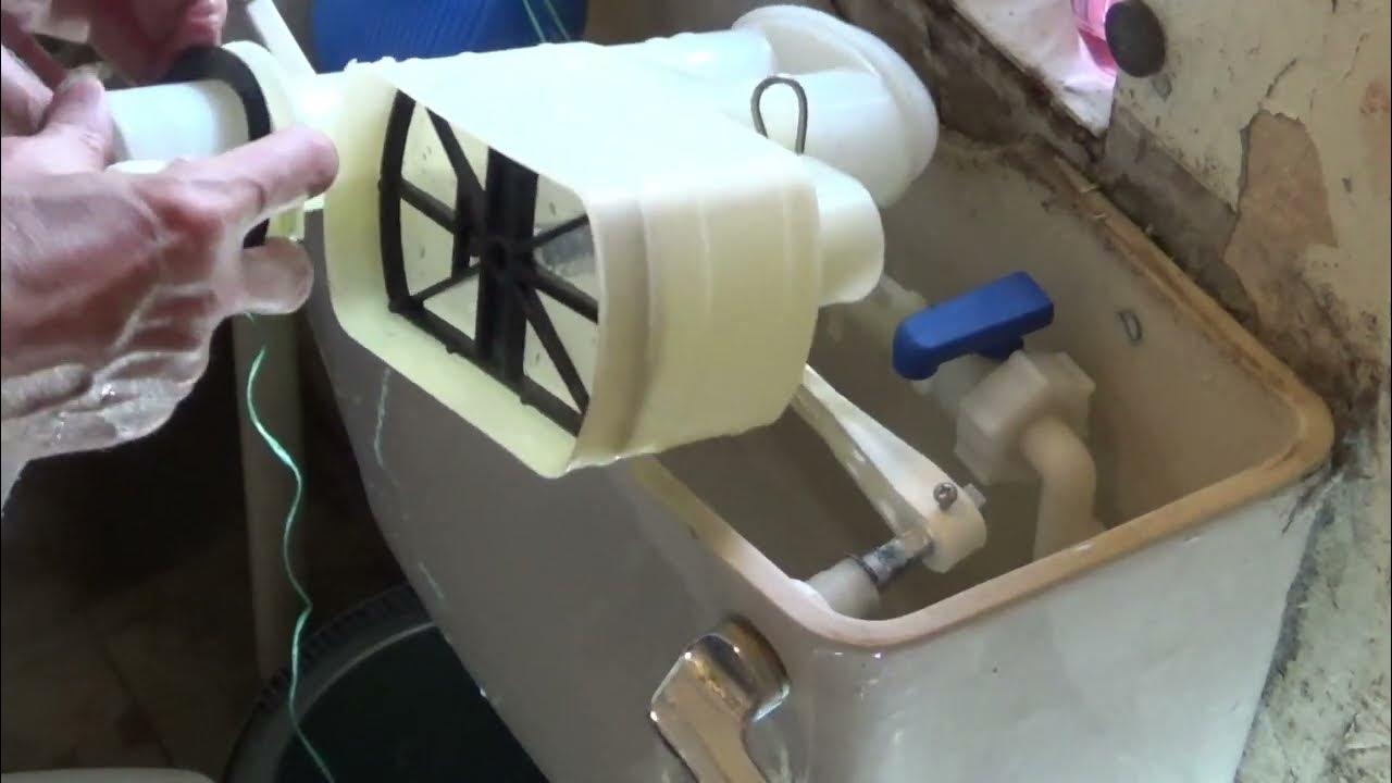 Fixing A Toilet Flush fix, changing the syphon washer. YouTube