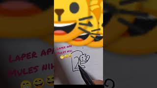 Gambar Kucing 12 sama Kucing 13 itu sama-sama lucunya.. 😂 #gambar #lukisan #senimenggambar #shorts