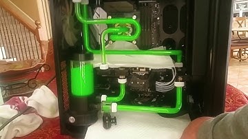 PC CUSTOM COOLING LOOP Fill Z270 I7 7700k