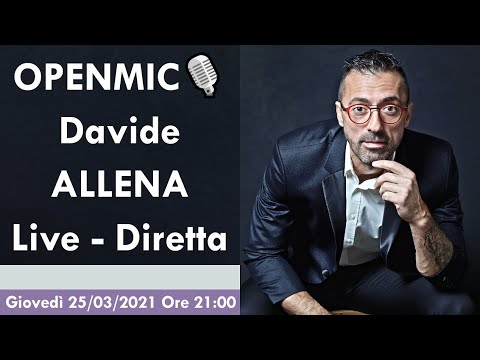 OPENMIC🎙️ Davide ALLENA, Magia, Teatro e Talent Show! Italia's Got Talent 2021