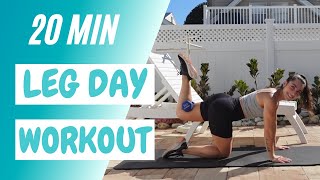 20 Min Leg/Butt/Thigh Workout- Lower Body Workout Routine