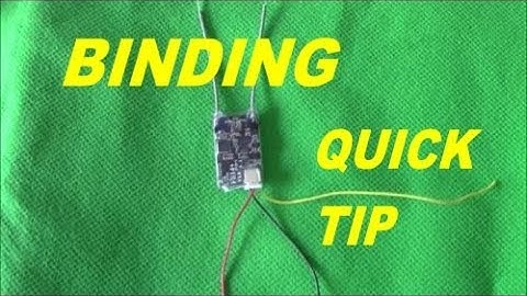 Receiver  tip for new pilots