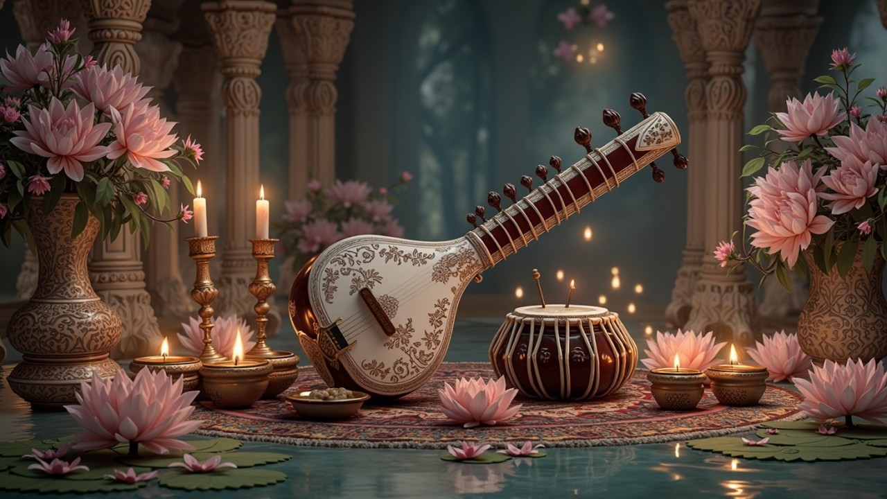 Душевные мелодии ситара Индии ~ Традиционная индийская классика