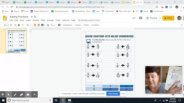 Adding Fractions Google Slide
