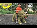 We rescued MOMMY TRICERATOPS - Skyheart with dinosaurs for kids toys jurassic park