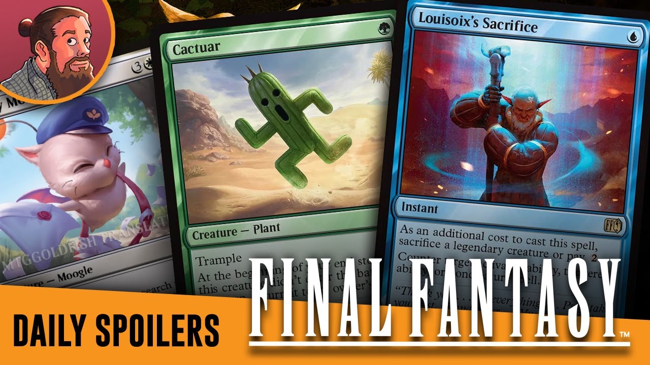 Moogles and Cactuar and a cEDH Counterspell | Daily MTG Final Fantasy  Spoilers