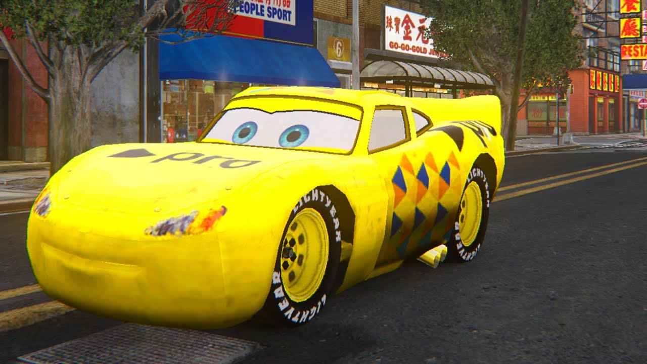 Lightning McQueen PRO Crash Testing GTA IV YouTube