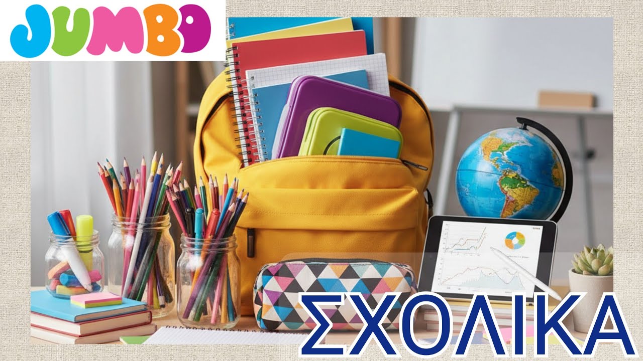 🎒 Back to School 2025 | Τσάντες & Σχολικά από Jumbo! #backtoschool @queensundayy 