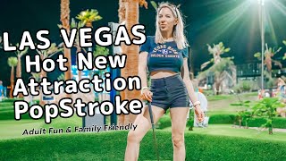 Las Vegas NEWEST Attraction: PopStroke | Adult Outdoor Mini Golf & Family Friendly GRAND OPENING ⛳