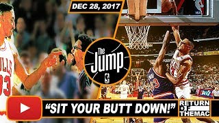 Scottie Pippen Tells Spike Lee To Sit His Butt Down After Dunking All Over Patrick Ewing! | The Jump