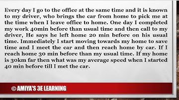 TSD Part 4 : One day I completed my work 40min before than usual time  and then call to my driver