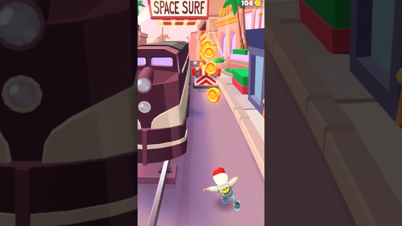 Subway surfers cartoon game shorts video 