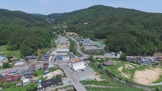 葛尾村の避難指示解除 福島、居住制限区域で初－ドローン撮影