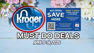 *MEGA SALE* Kroger MUST DO Deals for 4/8-4/14 | PART 1 | Mega, BOGO, & Weekly Digital Deals