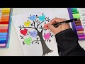 Beautiful Name Tree 🌳✨ | Creative Name Art | Personalized Tree Design 💚