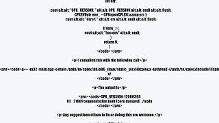 Segmentation Fault in CPXopenCPLEX