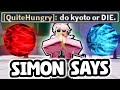 Simon says in the strongest battlegrounds