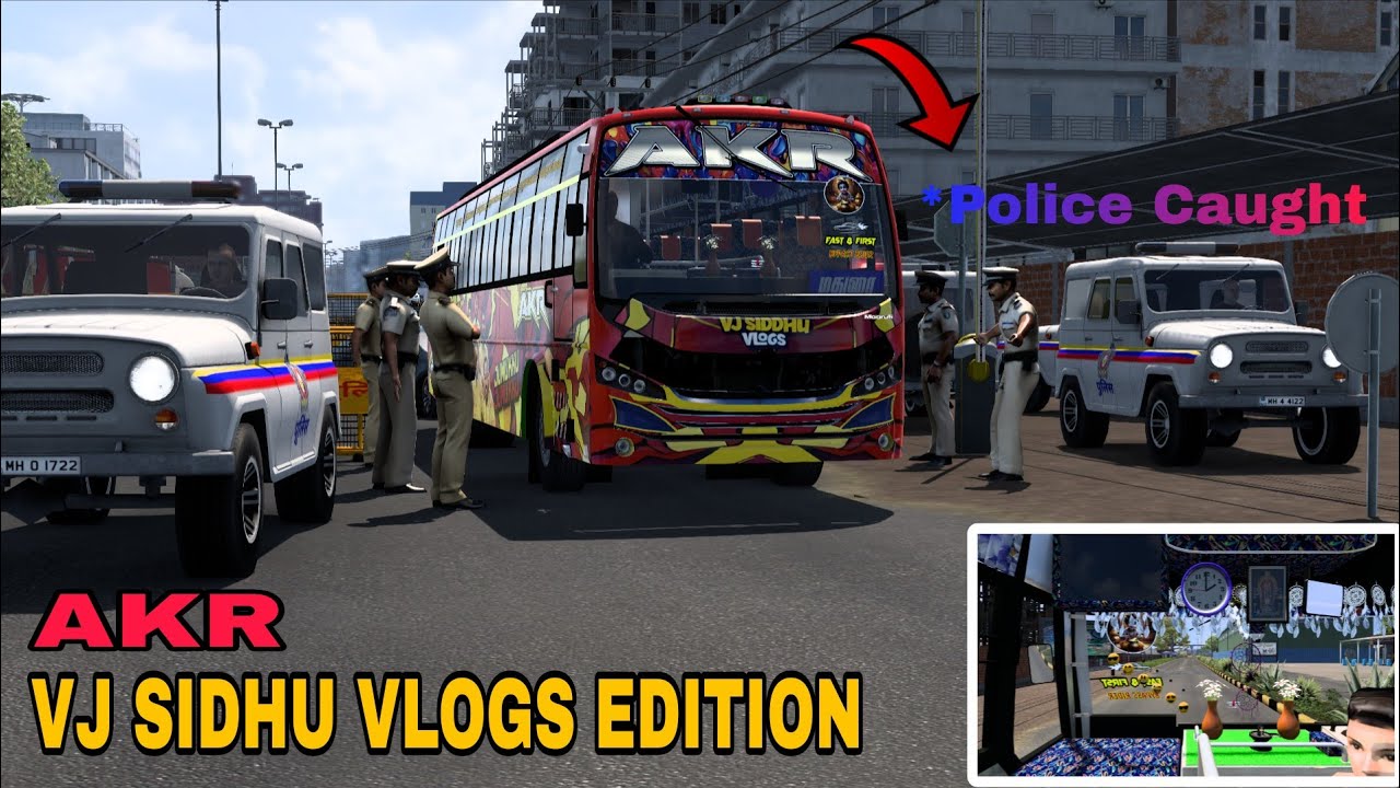 AKR VJ Sidhu Vlogs Edition Bus 🚍 | Realistic Tamil Bus Mod Gameplay | ETS2