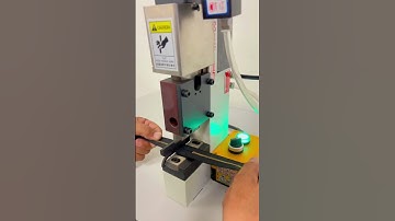 NT-212M Pneumatic zipper cutting machine #zippermachine #zippers #cuttingandstitching #sewing