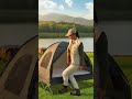 Portable Camping Tent Cot Air Mattress w/ Carry Bag Dark