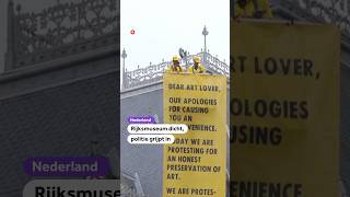 Rijksmuseum dicht, politie grijpt in