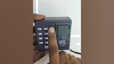 How to add Fingerprint in Essl x7 Biometric Device