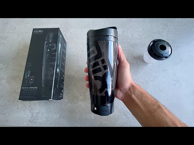 Promixx MiiXR Electric Shaker Bottle - Black/Gray - 20oz
